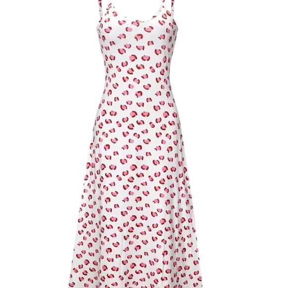 Beautiful, long maxi dress, spaghetti, straps, adjustable, lightweight polyester - Picture 3 of 4